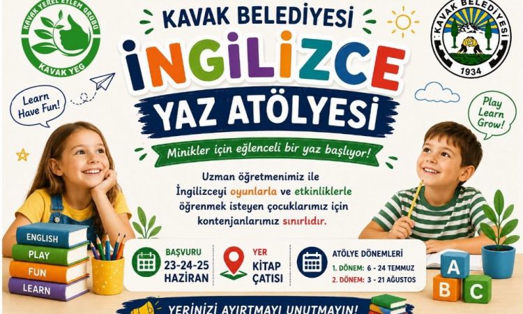 📣 Kavak’ta Çocuklar İçin Eğlenceli İngilizce Yaz A...