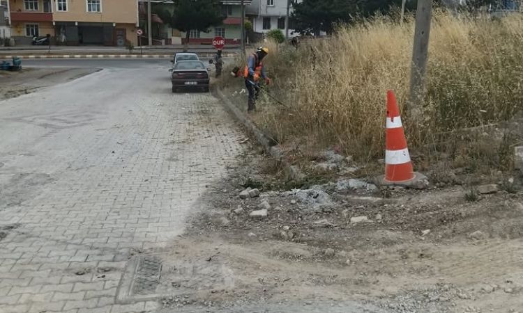 Ekiplerimiz Tarafından Ilçe Genelinde Ot Biçme Çal...