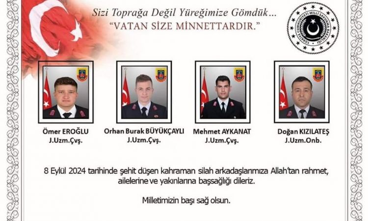 Tunceli Ovacık'ta Görev Sırasında Meydana Gelen Zı...
