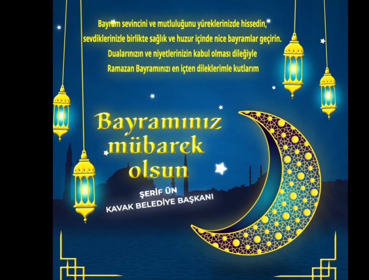 Ramazan Bayramınız mübarek olsun...